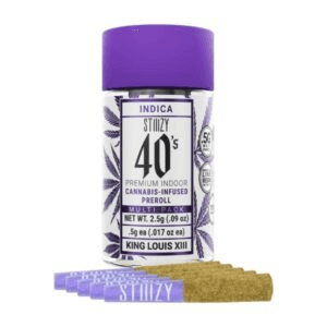 STIIIZY 40's Infused Pre-Rolls 5 Pack