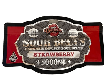 Devour 3000mg Sour Belts 