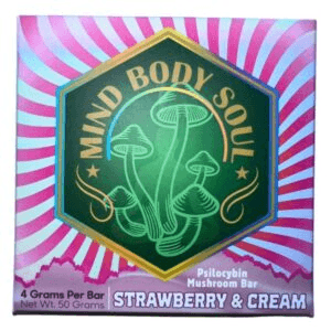 Mind Body Soul 4g Mushroom Chocolate *NEW FLAVORS*