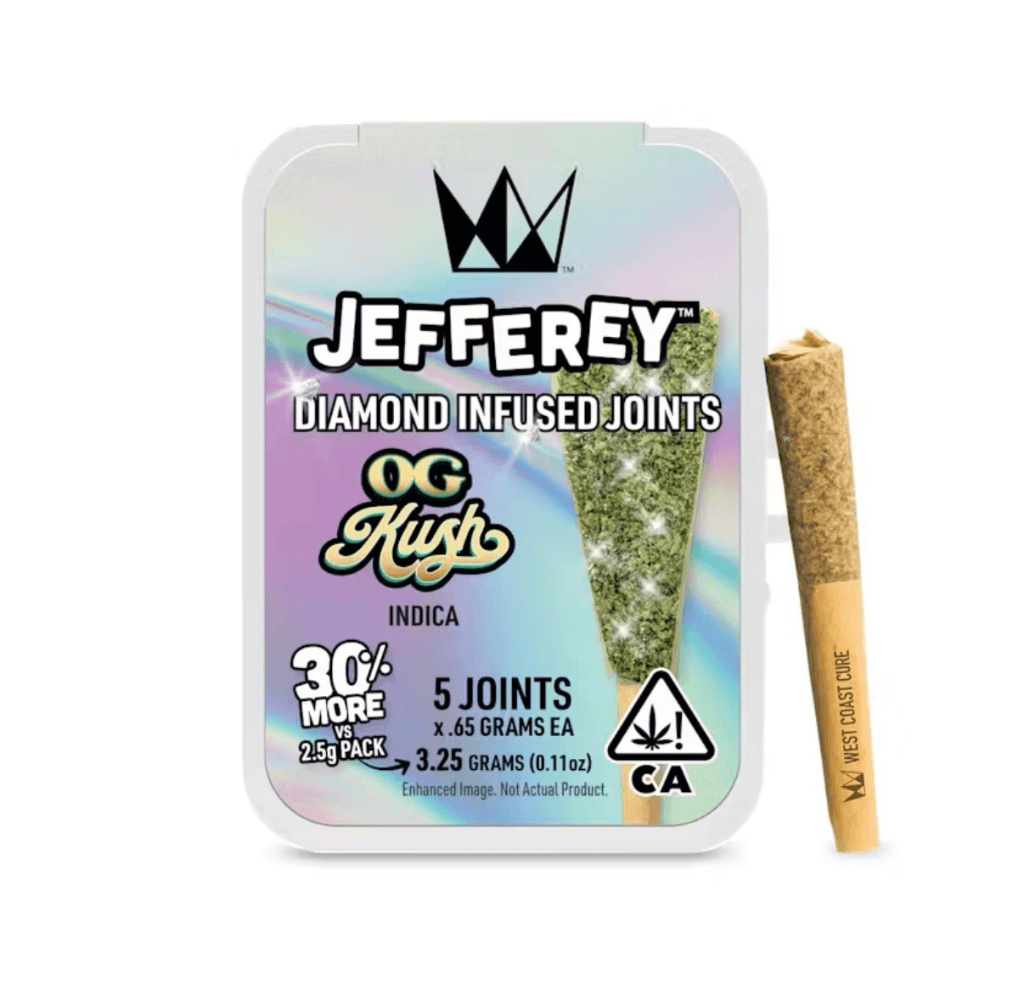 West Coast Cure JEFFREY Infused Joints 5pk
