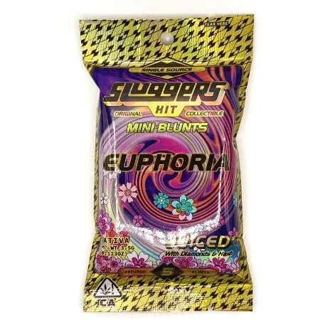 Sluggers Hit JUICED Diamonds & Hash Infused Mini Blunts 5 Pack