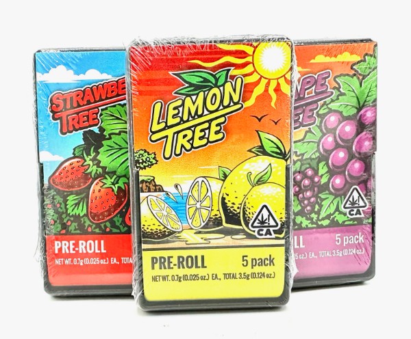 **SOLD OUT** Lemon Tree Infused Pre-Roll 5 Pack *2 for $70*