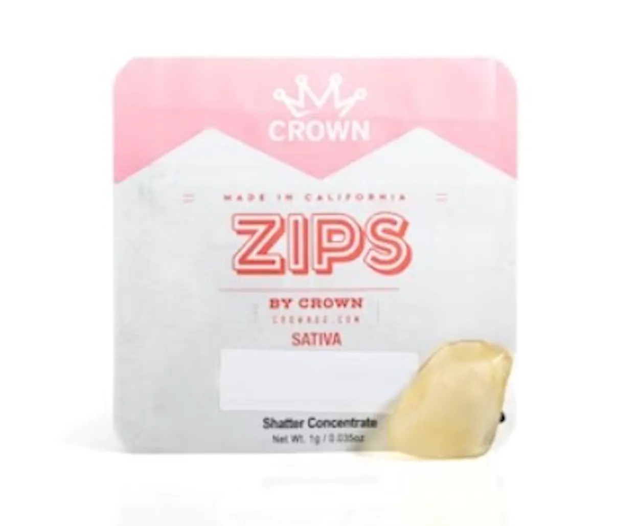 **SOLD OUT** ZIPS by Crown Genetics Shatter *3gs for $60*